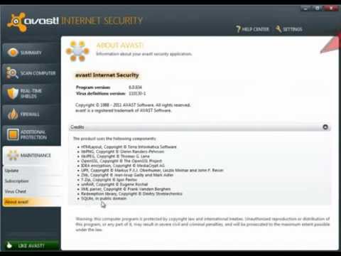 Avast Internet Security Activation Code